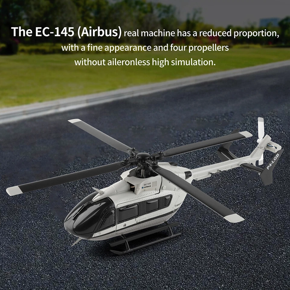 Wltoys K160 EC-145 Helicopter 4CH 6-Axis Gyro Positioning Aircraft Brushless RTF - Image 3 of 4