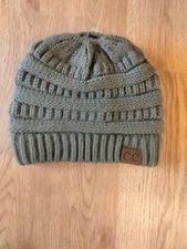 CC Boutique Grey Beanie