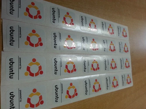 20 Ubuntu Linux Stickers computer laptop badge decal HIGH QUALITY LABELS !