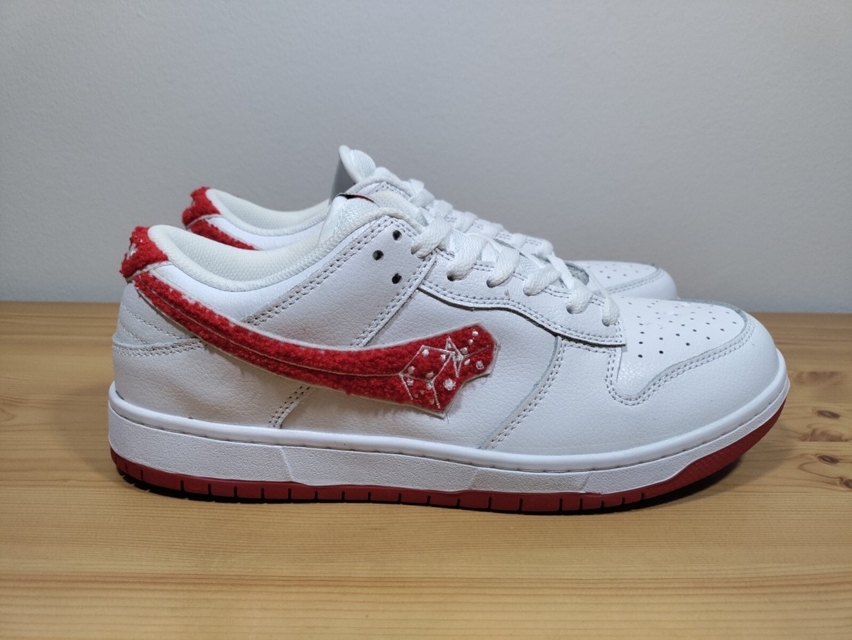 Donny Dybbuk Lucky 7 V5 Dunk White Red Men's Size 10 RARE | eBay
