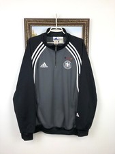 Vintage 90's Adidas Germany Football Jacket Soccer Track Top Zip Mens Rare Sz L