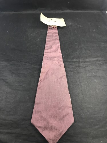Handmade Necktie Purple & White Pin Tie Originals by Stephenson - Picture 8 of 12
