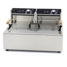 15 Liter Fettbackgerät Fritteuse Backwarenfritteuse Frittiergerät Fischfritteuse