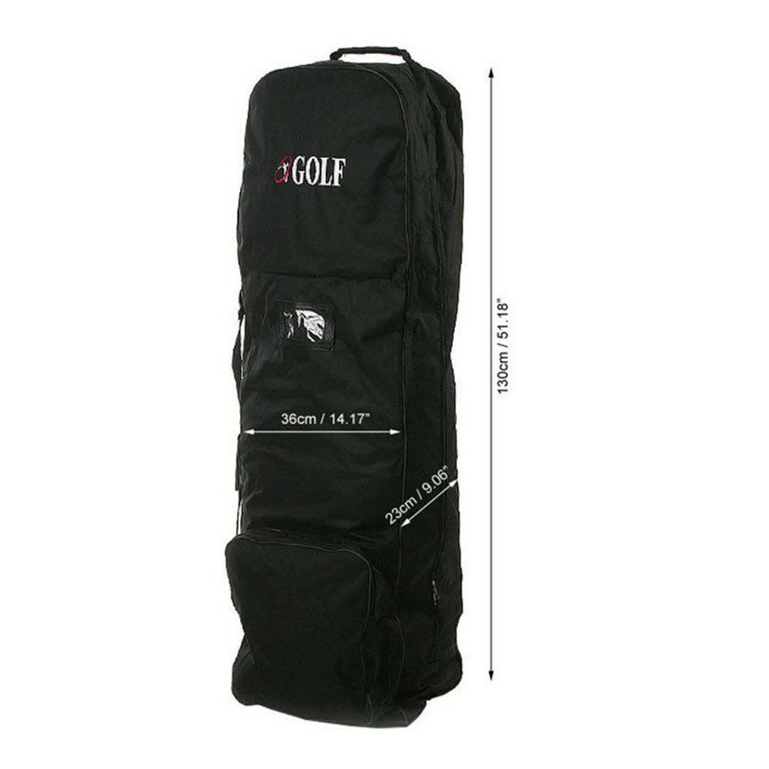 Golf Bag Air Travel Covers Hard Case Golf Club Rolling Protector with