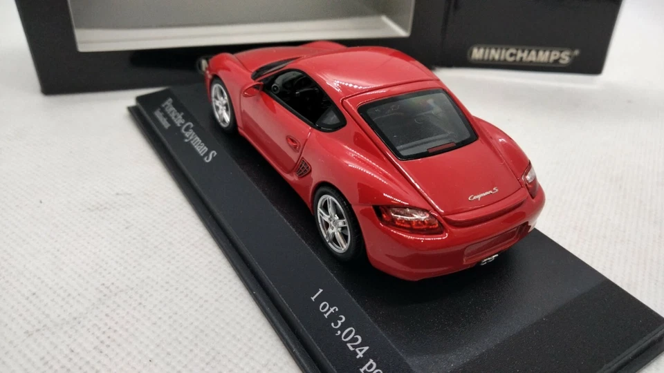 Minichamps PORSCHE CAYMAN S  EDIZIONE LIMIATA 1 di 3024 pz. SCALA 1:43  - Immagine 4 di 4