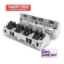 Edelbrock 5073 2 Pack Natural Aluminum Sbc E-street Cylinder Heads - 70cc 2.02 Edelbrock 5073 2 Pack Natural Aluminum Sbc E-street Cylinder Heads - 70cc 2.02