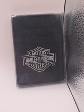 Harley Davidson Money Clip, 2004HM-2035, Black Holds Credit Cards, Leather