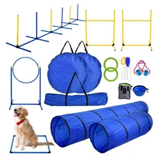Dog Agility Training Kit Equipment Pets Obstacle Training Course Outdoor Garden