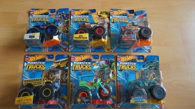 6 Stück Mattel Hot Wheels Monster Trucks FYJ44 Serie HotWheels Neu OVP