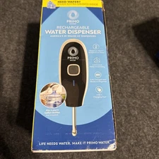 Primo Portable Rechargeable Water Pump Dispenser Black/White