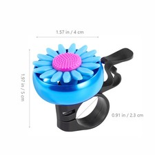 Sunflower Shaped Aluminum Alloy Bike Bell Cycling Bell Handlebar Horn