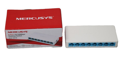 8-Port Ethernet Netzwerk Switch 10/100 MBit/s, RJ-45 Anschlüsse LAN Switch