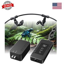 Automatic Reptile Misting Humidifying System, Auto Rain Sprayer, 2 Nozzles,...