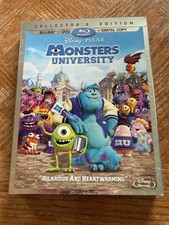Monsters University Collectors Edition Blu Ray With Slipcover