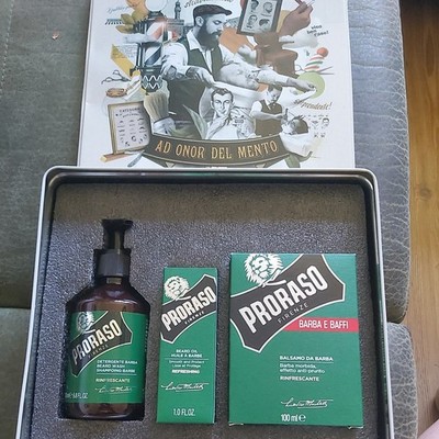 Proraso Bartpflegeset Cypress & Vetyver: Bartöl, Bartbalsam & Bartshampoo