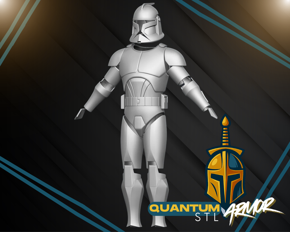 Animated Phase Armor STL– Star Wars Clone Trooper 3D Cosplay Digital  Download