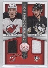 2013-14 Totally Certified Red Stefan Matteau Beau Bennett #CC-MB 1x1