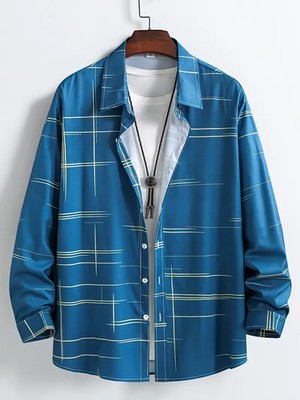 Mens 6XL BIG Long Sleeve DRESS - Casual Shirt New 2025