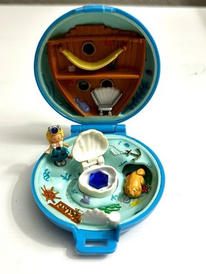 Vintage Polly Pocket Mermaid Set Complete 1993