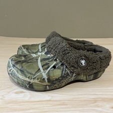 InsulatedCamouflage Crocs Slides Mens Sz 5 Womens Sz 7