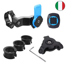 SUPPORTO CELLULARE PER QUAD LOCK 360° CON ANTIVIBRAZIONE x MOTO BICI MONOPATTINO
