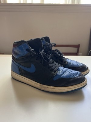 Nike Air Jordan 1 Retro High OG Royal 2017 Black Blue Men's Size 13 555088-007