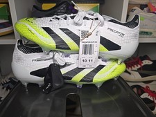 Adidas Predator Elite SG JI1067 White Green Soccer Cleats Men s Size 10 US