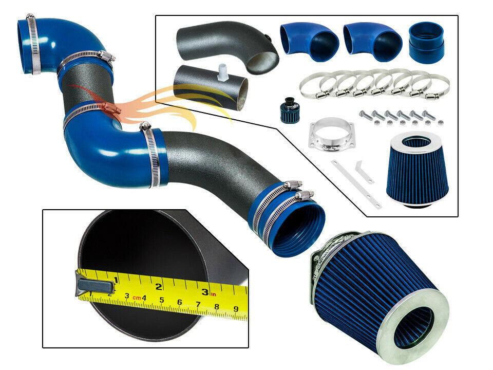 Xyz Rw Blau Luft Ansaug Set + Filter Für 96-02 Victoria Stadt Auto Grand Marquis