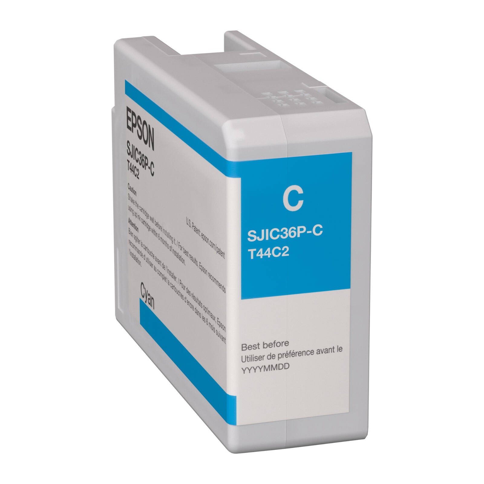 Original Epson SJIC36P-C Cyan Ink Cartridge (C13T44C240)