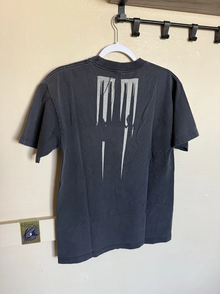 Vintage Marilyn Manson T-Shirt Double Sided Grey Size Medium - Image 4 of 4