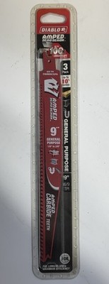 Diablo Tools, 9in. DS0909CGPA Carbide Recip. General Purp. 3pk, Included
