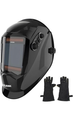 Welding Helmet Auto Darkening - 3.94''×3.66" True Color Welder Mask 1/1/1/2 Sola