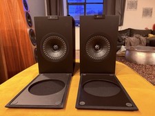 KEF Q150 Passive Bookshelf Speakers Black Pair. Excellent Condition