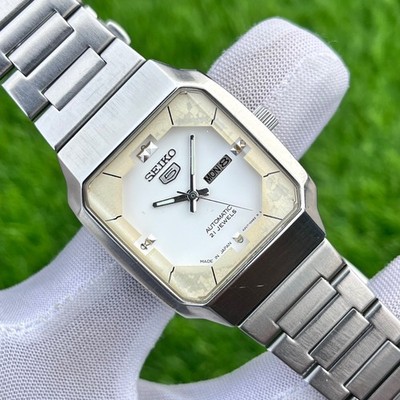 Rare Vintage Seiko 5 Octagonal Case Automatic Japan Made unisex Watch 4207-5080