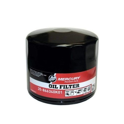 Mercury 866340K01   4-Stroke Engine Oil Filter for MerCruiser Sterndrive & Inboa
