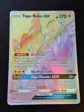 Tapu Koko GX (Secret) 153/145 Holo Secret Rare Guardians Rising Pokemon NM