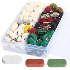 150 PCS Polishing Buffing Wheel for Dremel Polishing Kit, Abrasive Buffing Po...