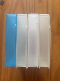 4 NES Clamshell Case Lot- Used Rental Store Cases Nintendo See Photos