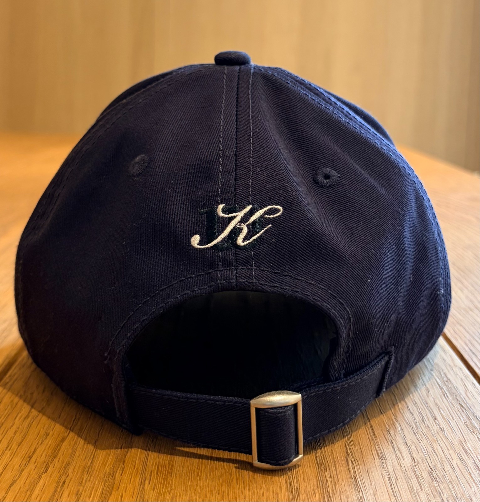 KITH Quiet Please Strapback Hat Navy Embroidered … - image 4