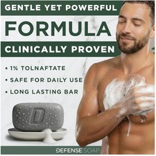 Defense Antifungal Bar Soap 5-Pack Ringworm, Jock Itch