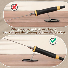 6 Pcs Foam Cutter Electric Hot Wire Cutter Pen Tools Kit 4 6 8 Foam Board Stand