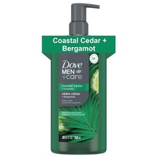 DOVE MEN  CARE Body Wash Coastal Cedar  Bergamot Plant-Based Moisturizing Body