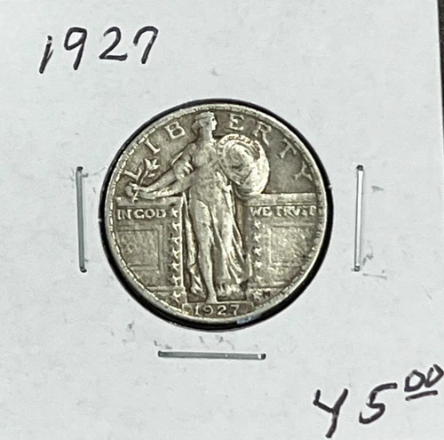 1927-P Standing Liberty Quarter — photo from the most recent tracked eBay sale