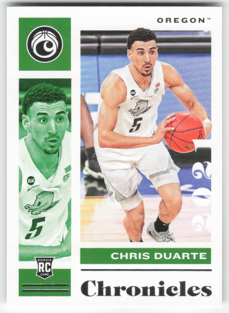 2021 Panini Chronicles Draft Picks #18 Chris Duarte Oregon Ducks BK1R1S5