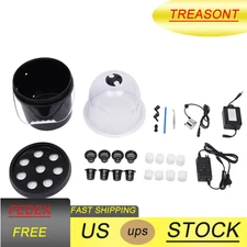 PP Hydroponics Seedling & Cloning System Aeroponic Propagation Kit 8 Plant Sites