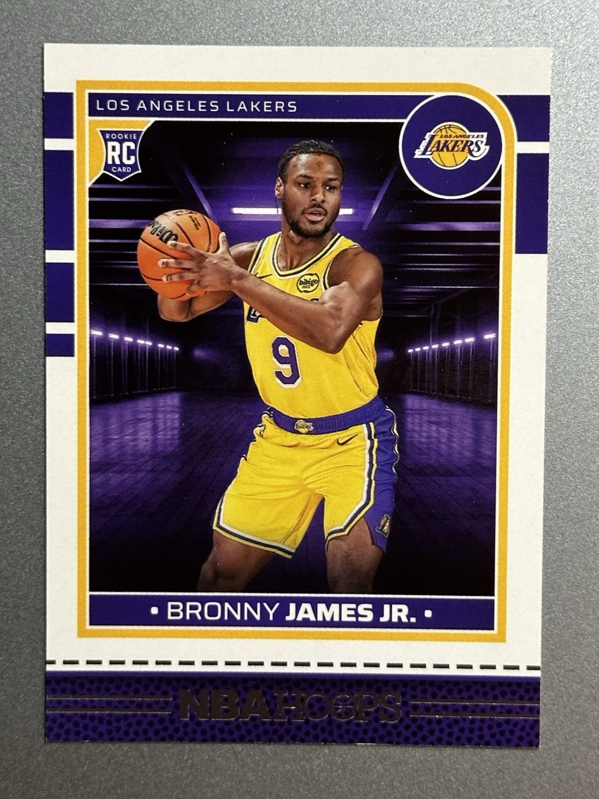Bronny James Jr. 2024-25 Panini NBA Hoops Winter Rookie Card #280 Lakers RC