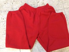 Vintage 90s SPEEDO joggers Womens large Red Warm-Up Fleece Sweatpants