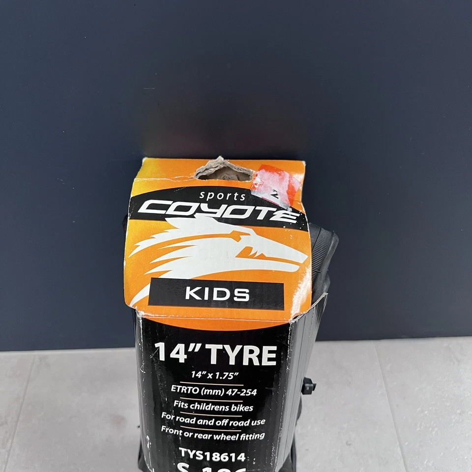 Neumático plegable de 14 pulgadas Coyote bicicleta para niños negro ¡Nuevo! Foto 2 de 4