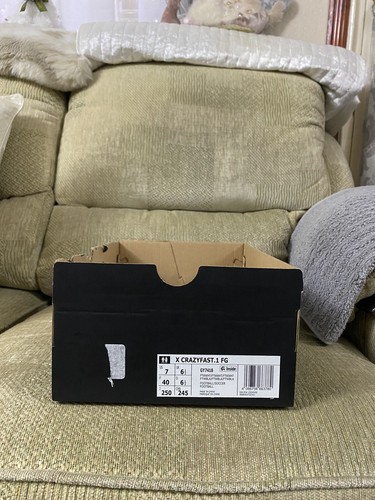 Adidas X Crazyfast.1 FG Triple White Football Boots BNIB Size 6.5uk Men’s GY7418 - Picture 19 of 20