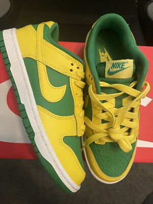 Nike dunk low Apple green  yellow Strike Reversed Brazil 36,5 US4,5